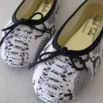 French Sole/London Sole/パイソン/バレエシューズ